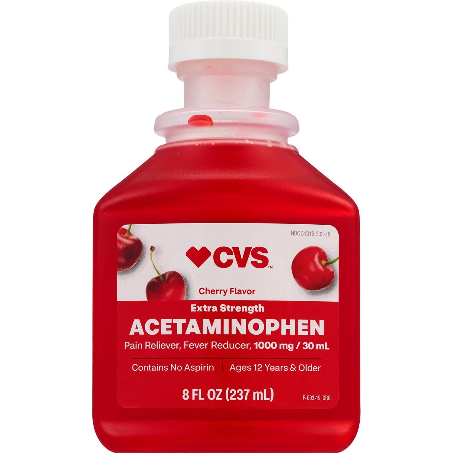 Picture of Acetaminophen 500mg Liquid Cherry, 8 OZ