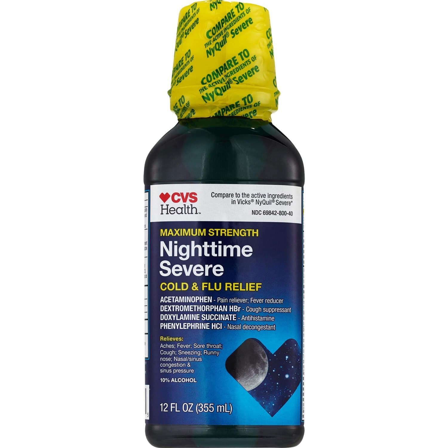 Picture of Severe Nighttime Liquid, 12 OZ