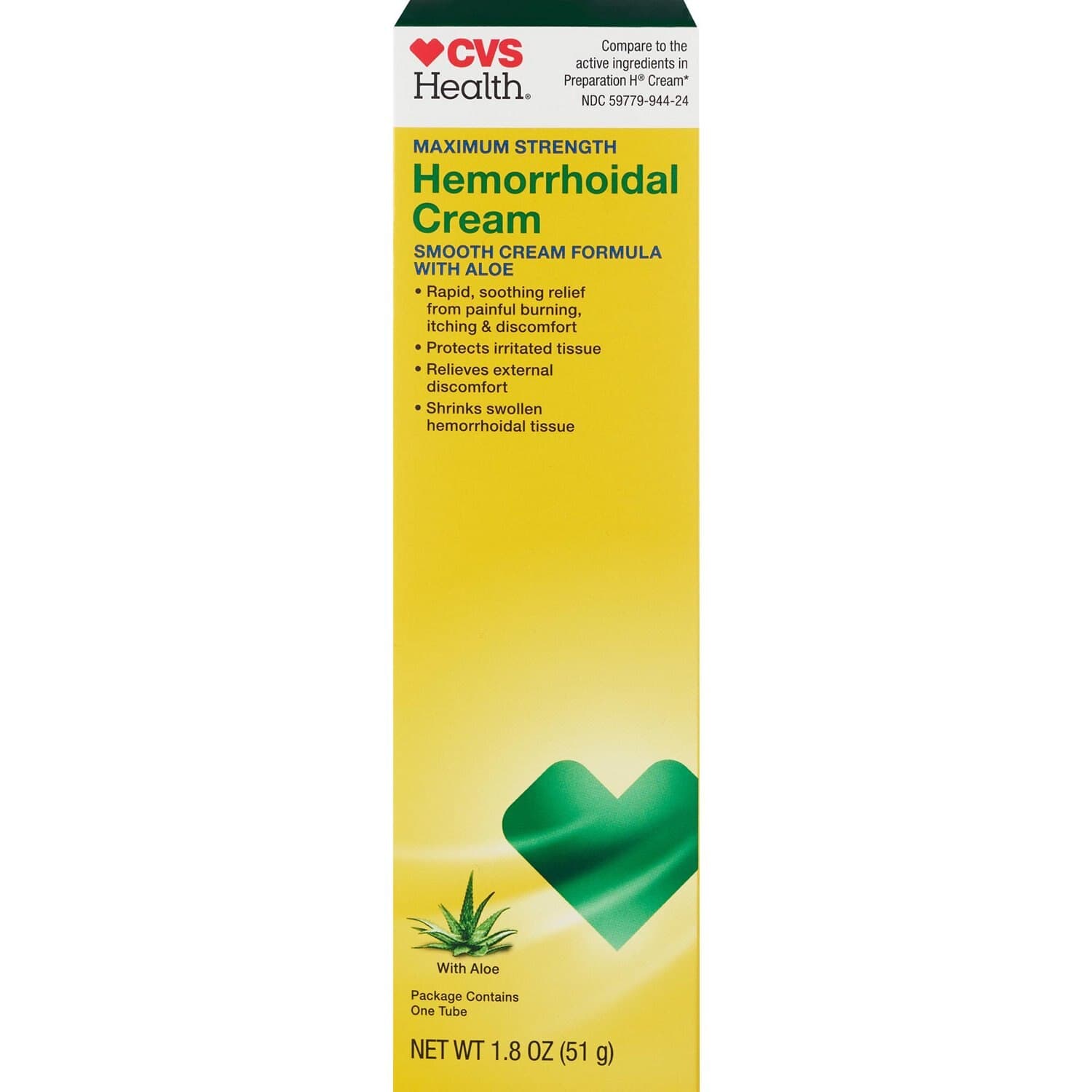 Picture of Hemorrhoidal Cream, 1.8 OZ