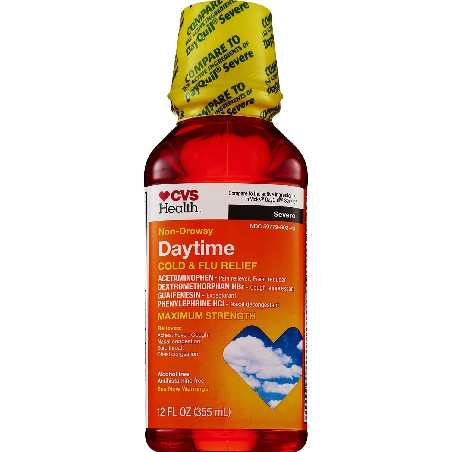 Picture of Severe Daytime Liquid, 12 OZ
