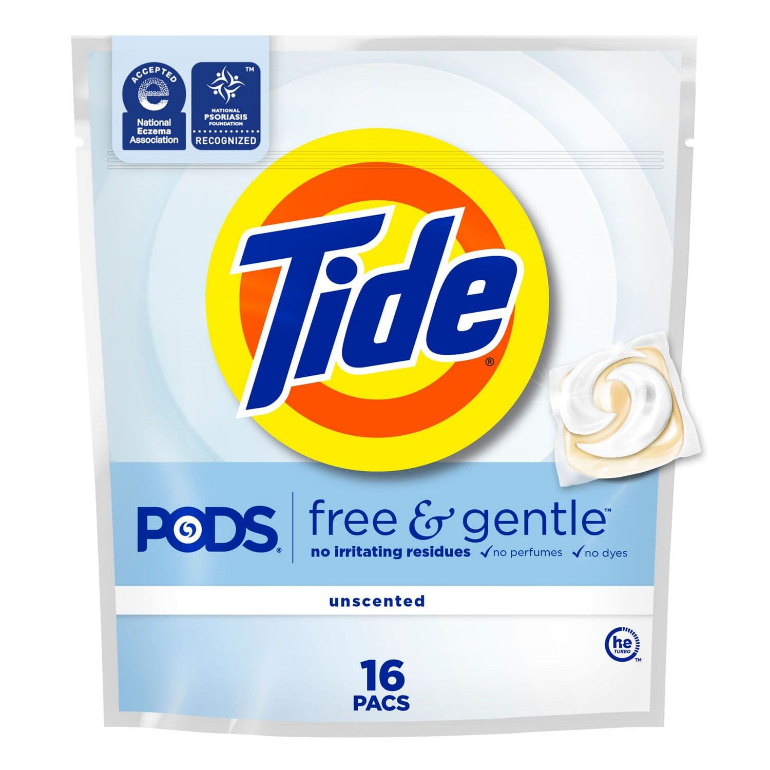 Picture of Tide Laundry Detergent Pods, 16 CT