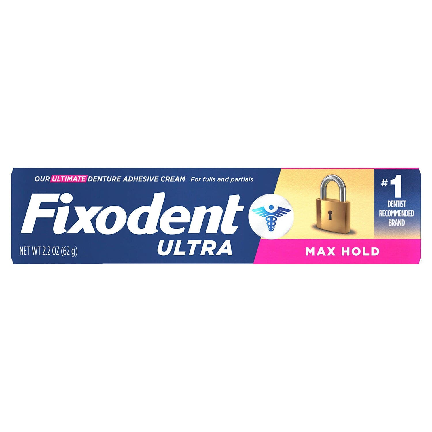 Picture of Fixodent Ultra Denture Adhesive Cream, 2.2 OZ