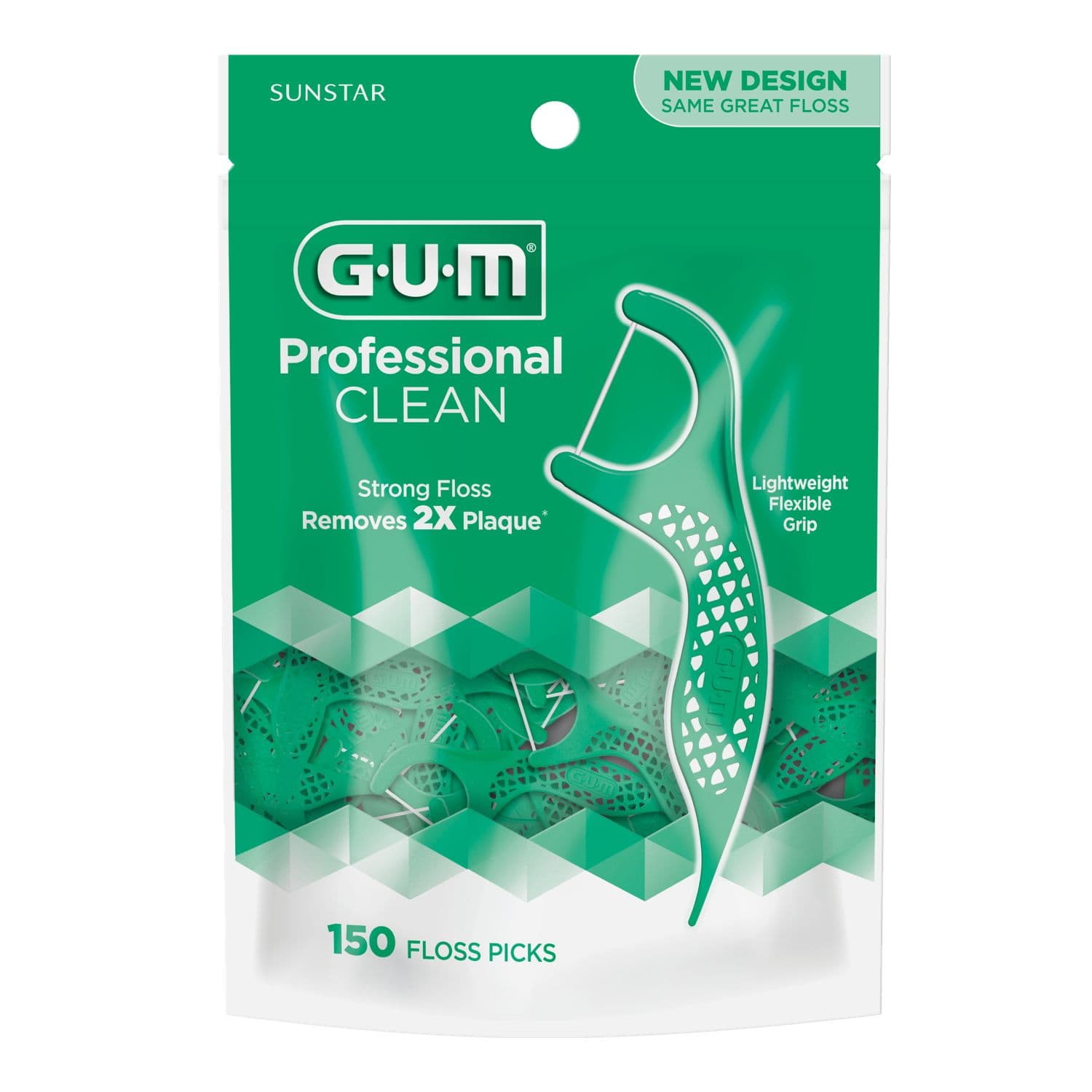 Picture of Gum Professional Clean Floss Picks, 150 CT