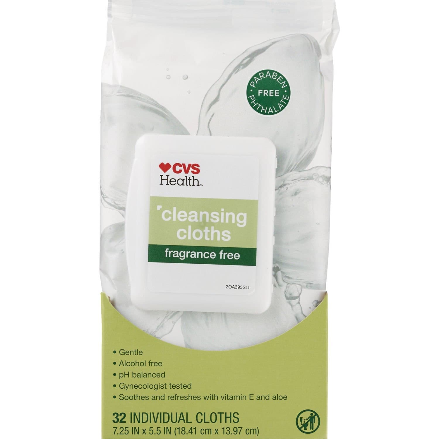 Picture of Cleansing Wipes Flushable Fragrance Free, 32 CT