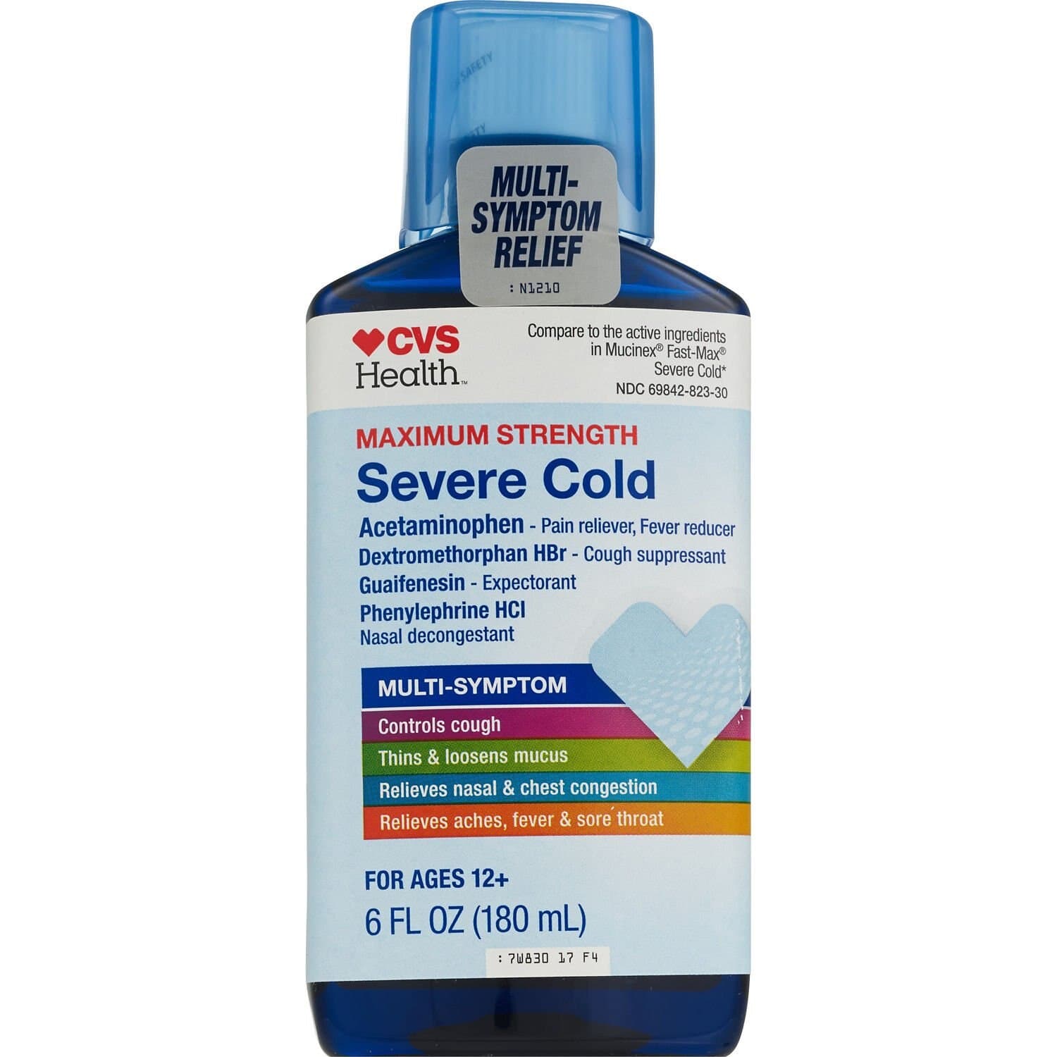Picture of Maximum Strength Severe Cold Liquid, 6 OZ