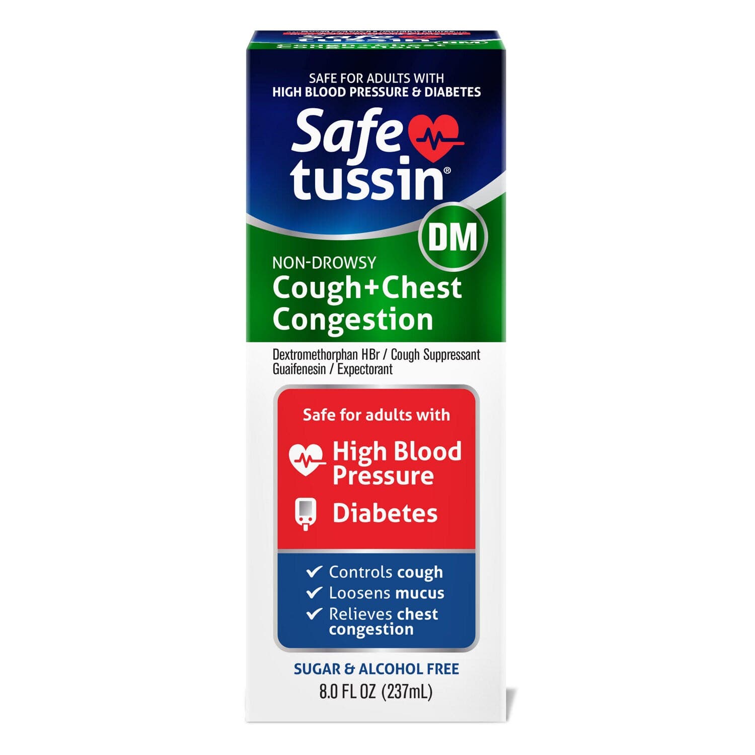 Picture of Safetussin Dt Daytime Cough Relief Liquid, 8 OZ
