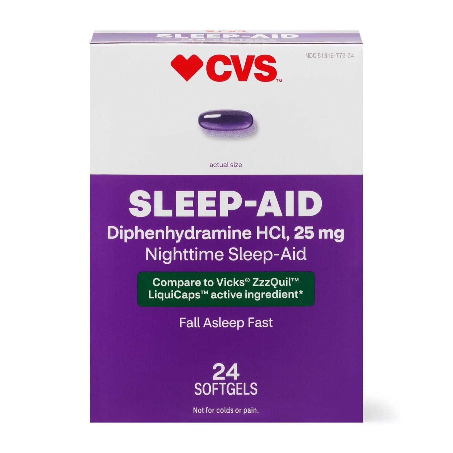 Picture of Sleep-Aid 25mg Softgels, 24 CT