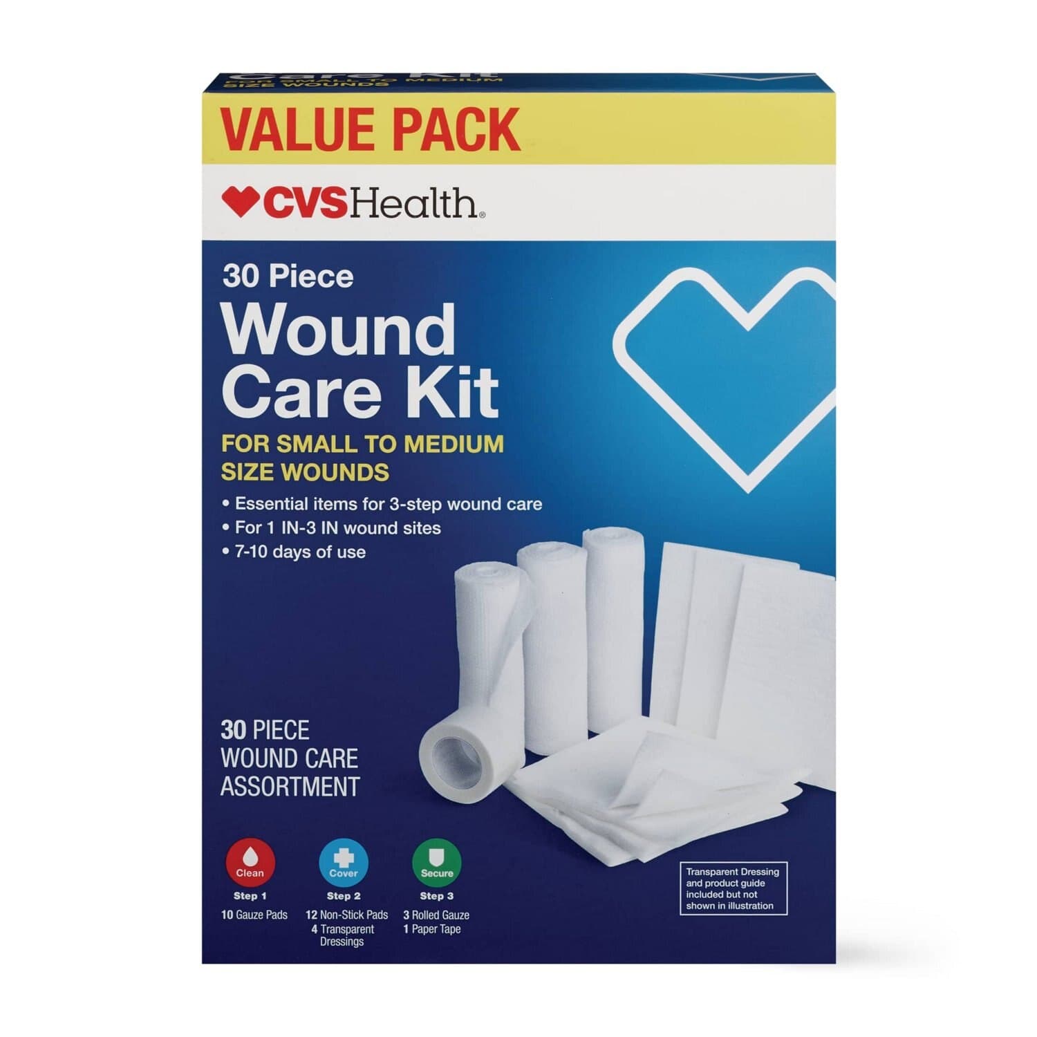 Picture of Wound Care Kit Small/Medium 30 Pieces, 1 CT