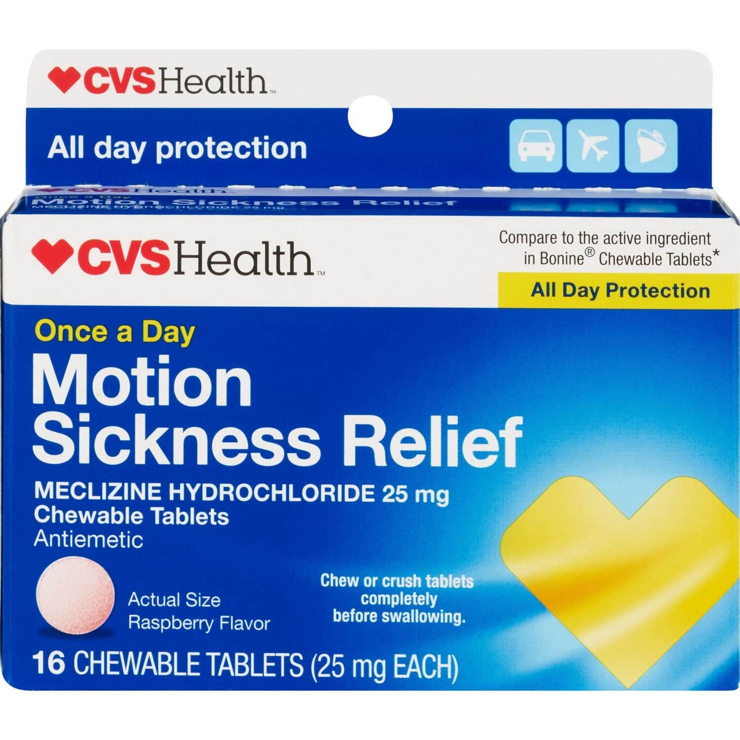 Picture of Motion Sickness Relief Tablets, 16 CT