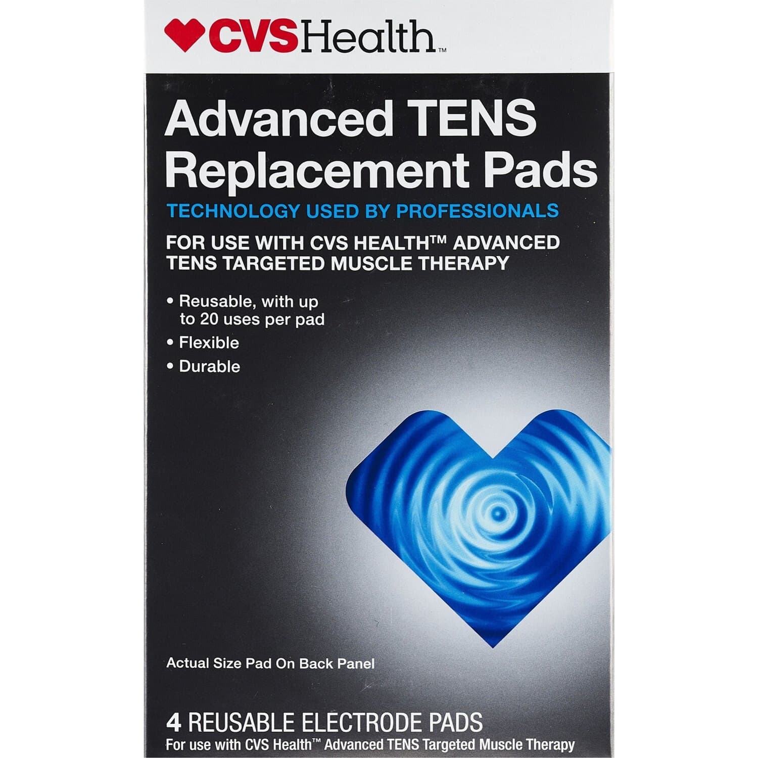 Picture of TENS Replacement Pads, 4 CT