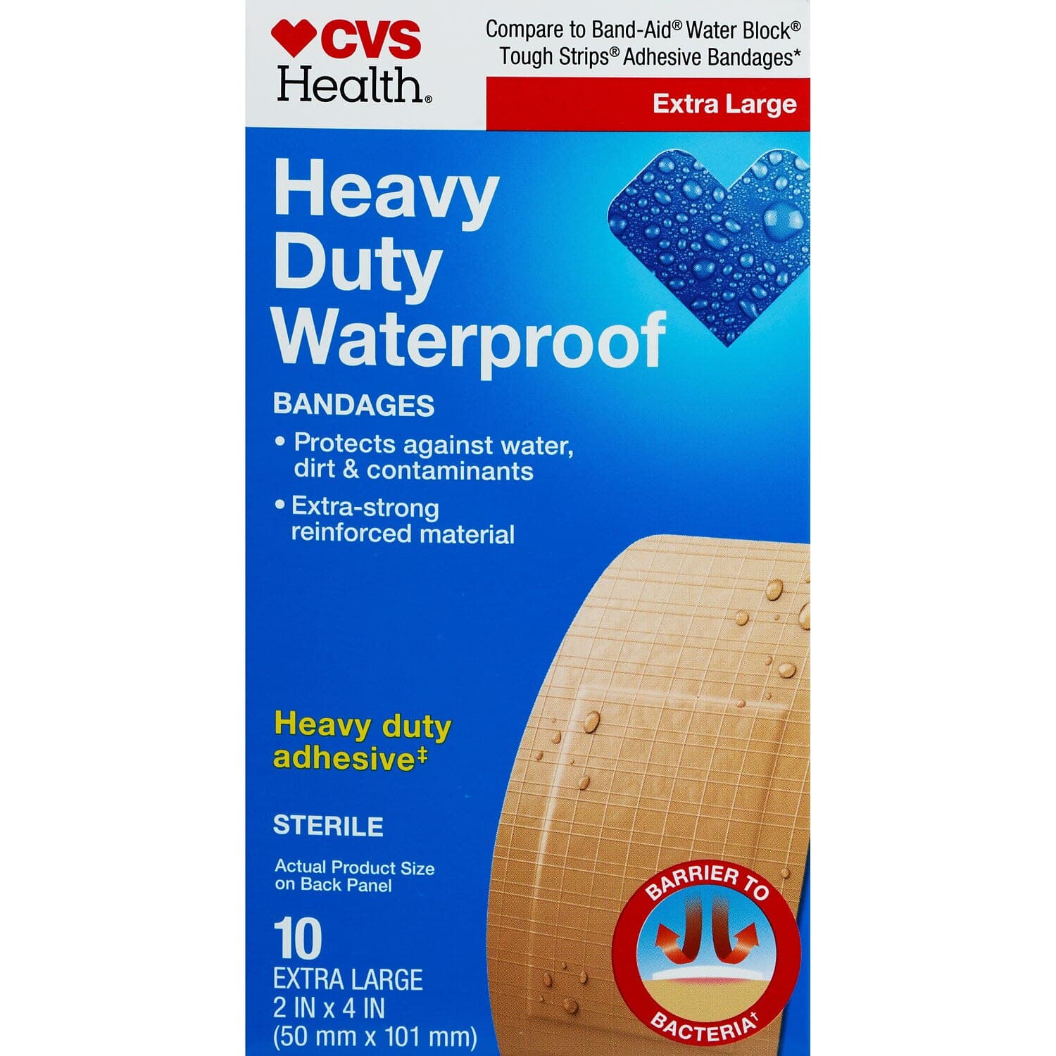 Picture of Heavy Duty Waterproof Bandages, 10 CT