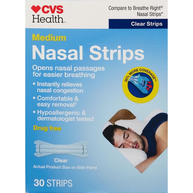 Picture of Nasal Strips Medium, 30 CT
