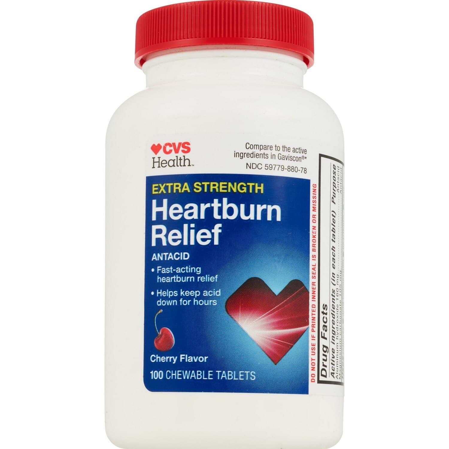 Picture of Heartburn Relief Chewable Tablets, Original, 100 CT