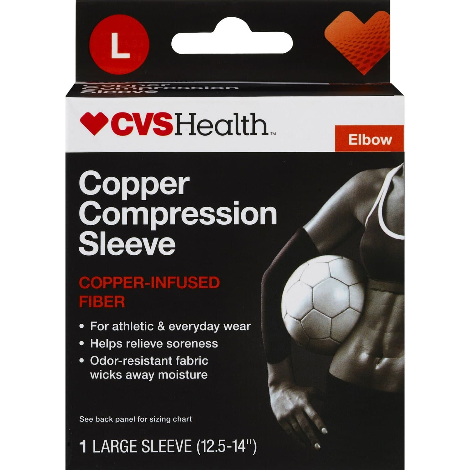 Picture of Copper Compression Elbow Sleeve l, 1 CT