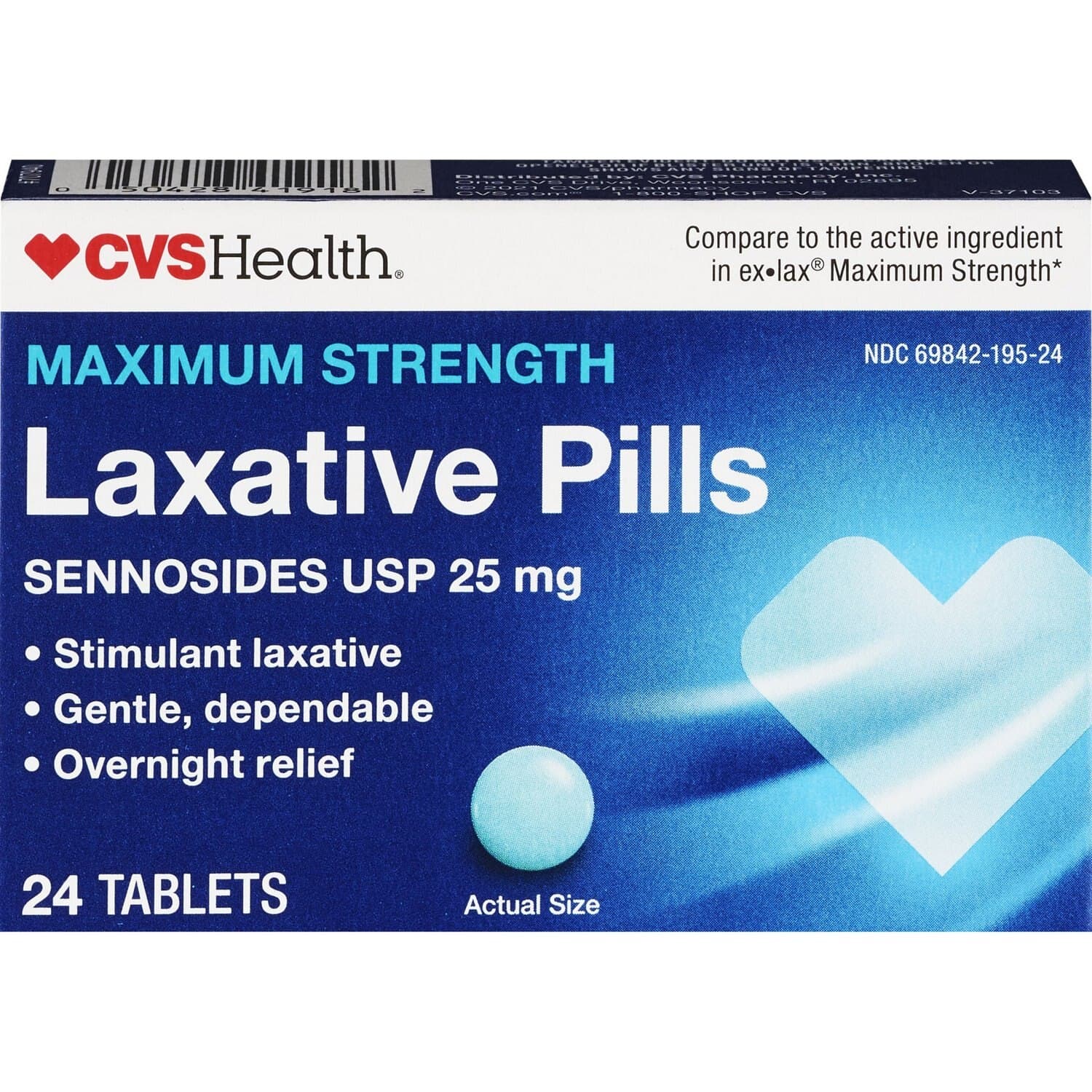 Picture of Laxative 25mg Tablets, 24 CT