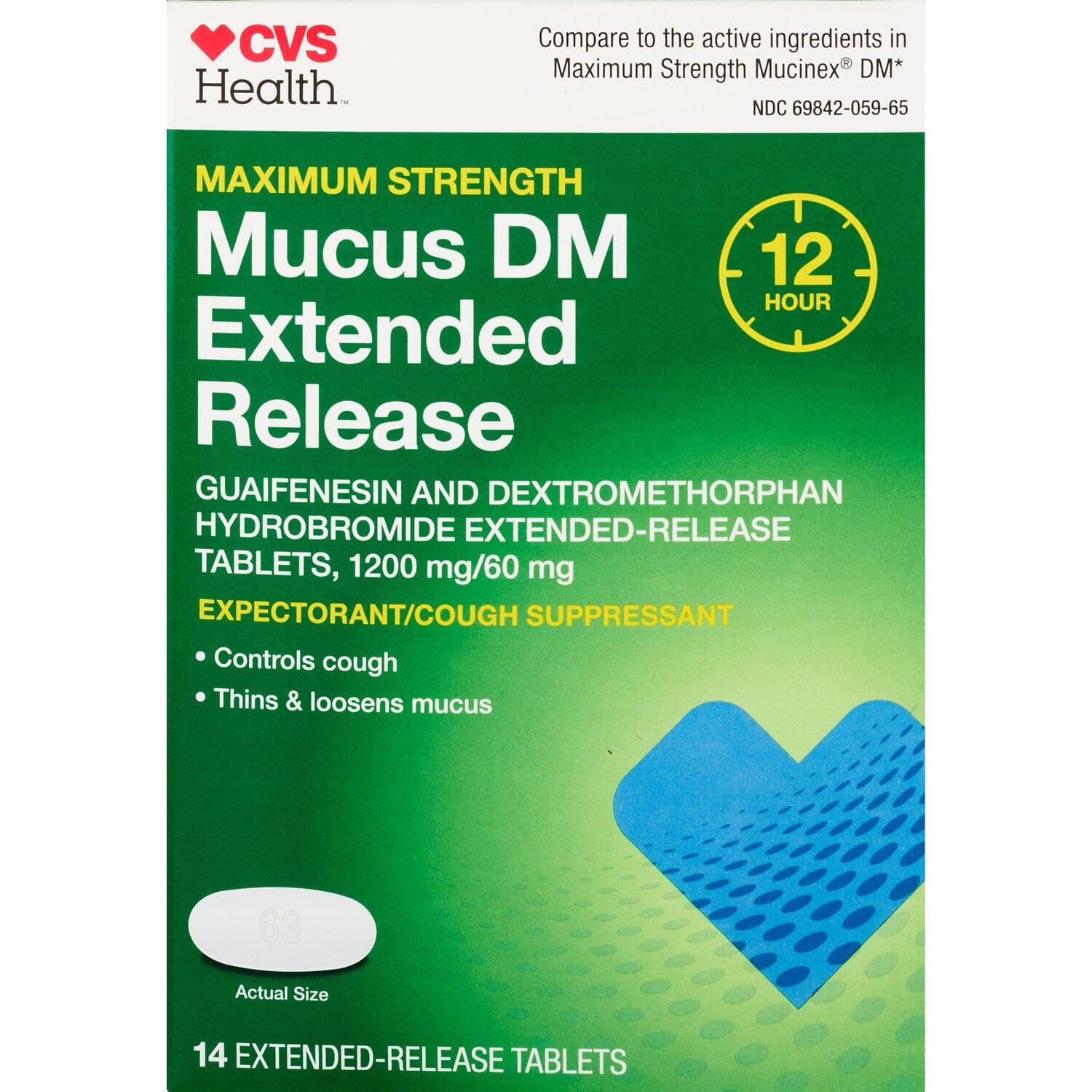 Picture of Mucus Dm Maximum Strength Extended Release Tablets, 28 CT