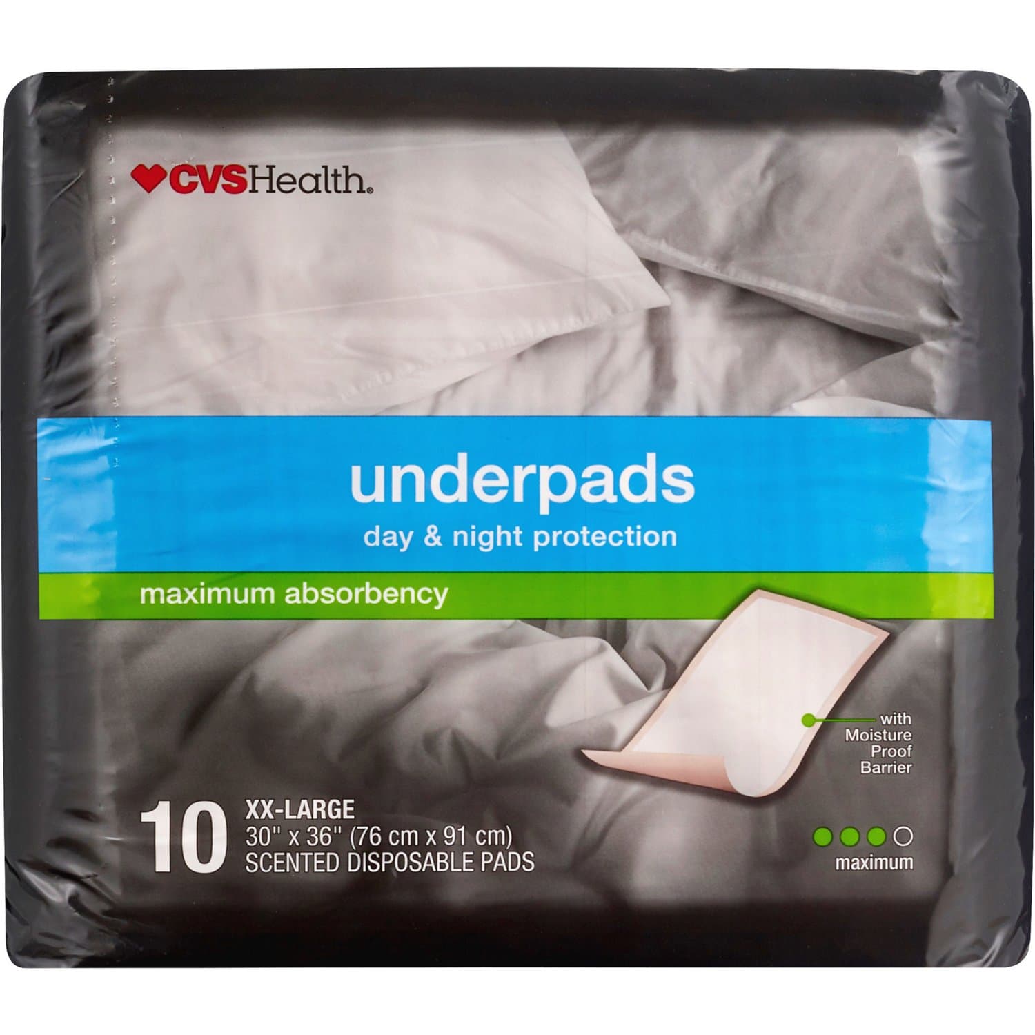 Picture of Xx-Large Max Protection Underpads, 30 CT