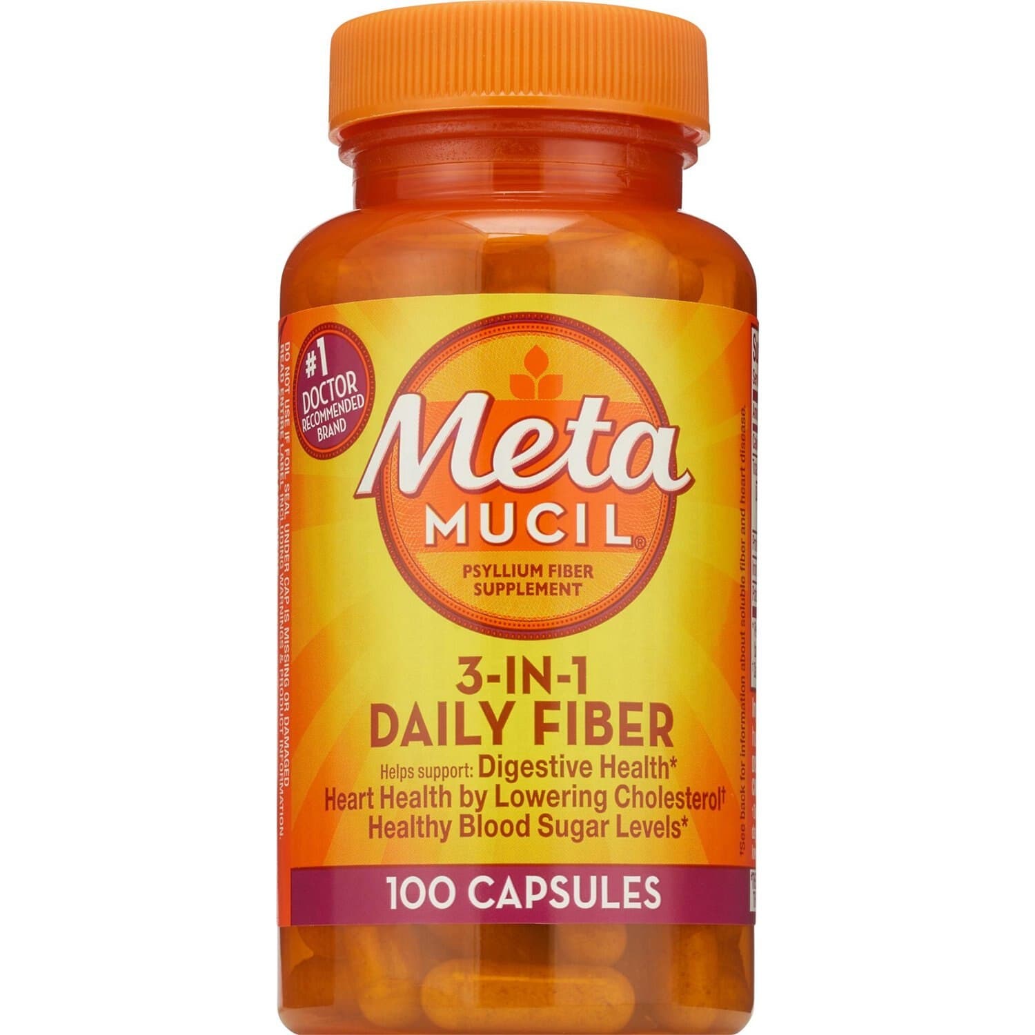 Picture of Metamucil Fiber Therapy Capsules, 160 CT
