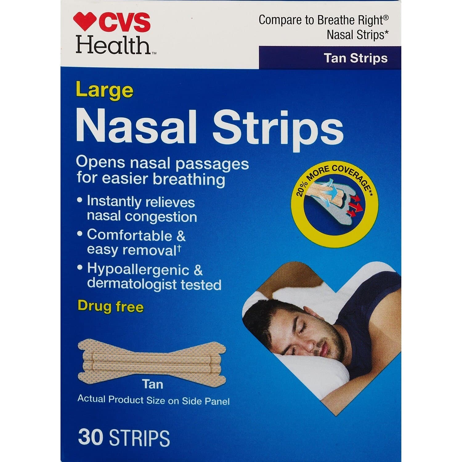 Picture of Nasal Strips Large, 30 CT