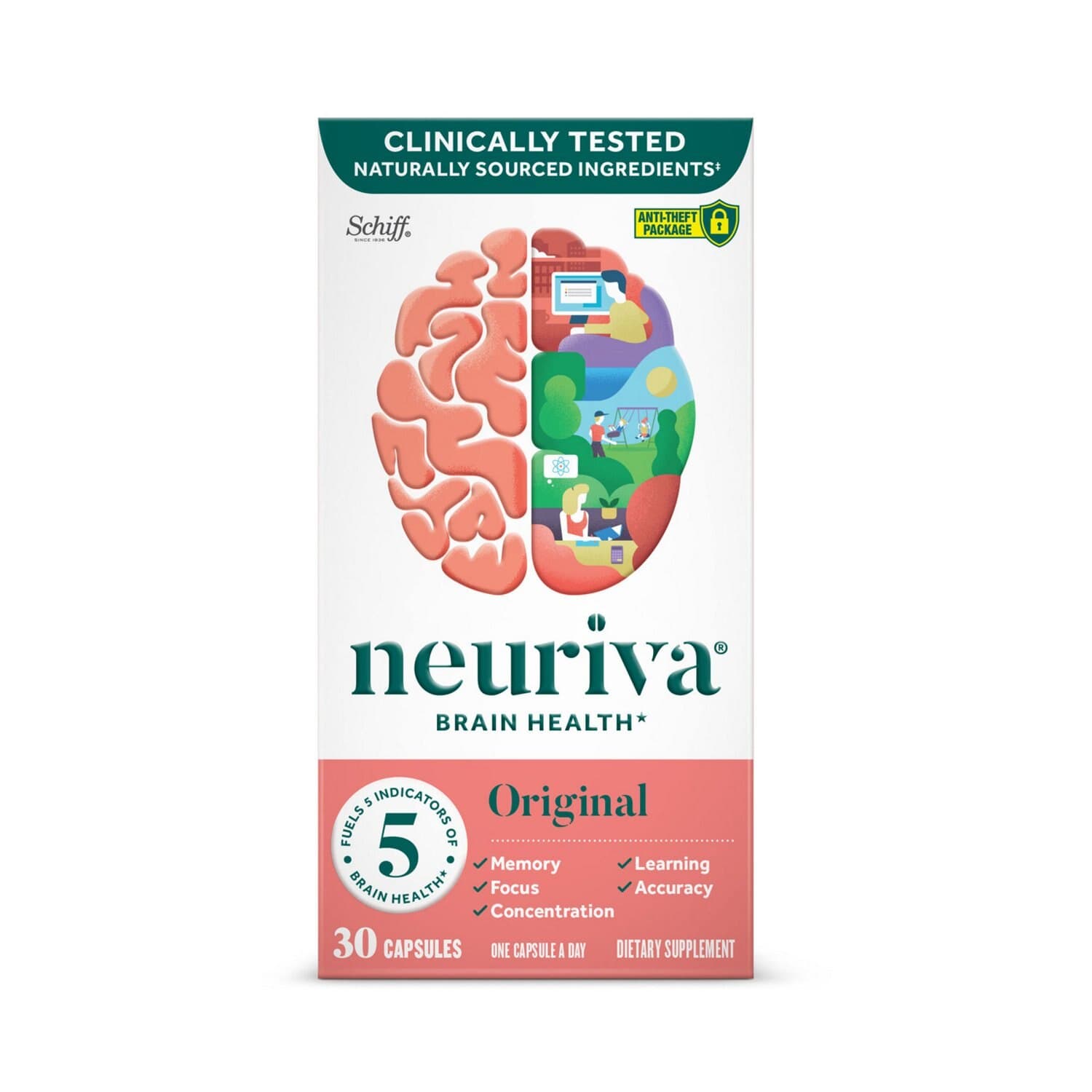 Picture of Neuriva Brain Performance Capsules, 30 CT