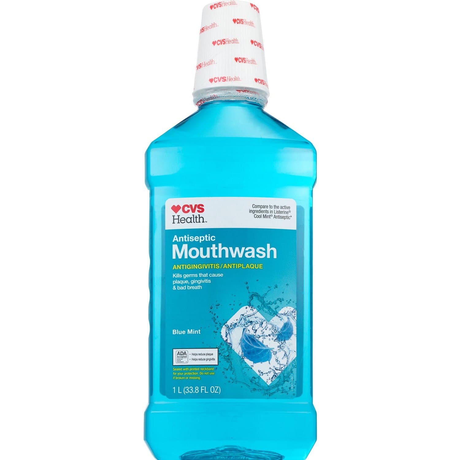 Picture of Antiseptic Mouthwash Blue Mint, 8.45 OZ