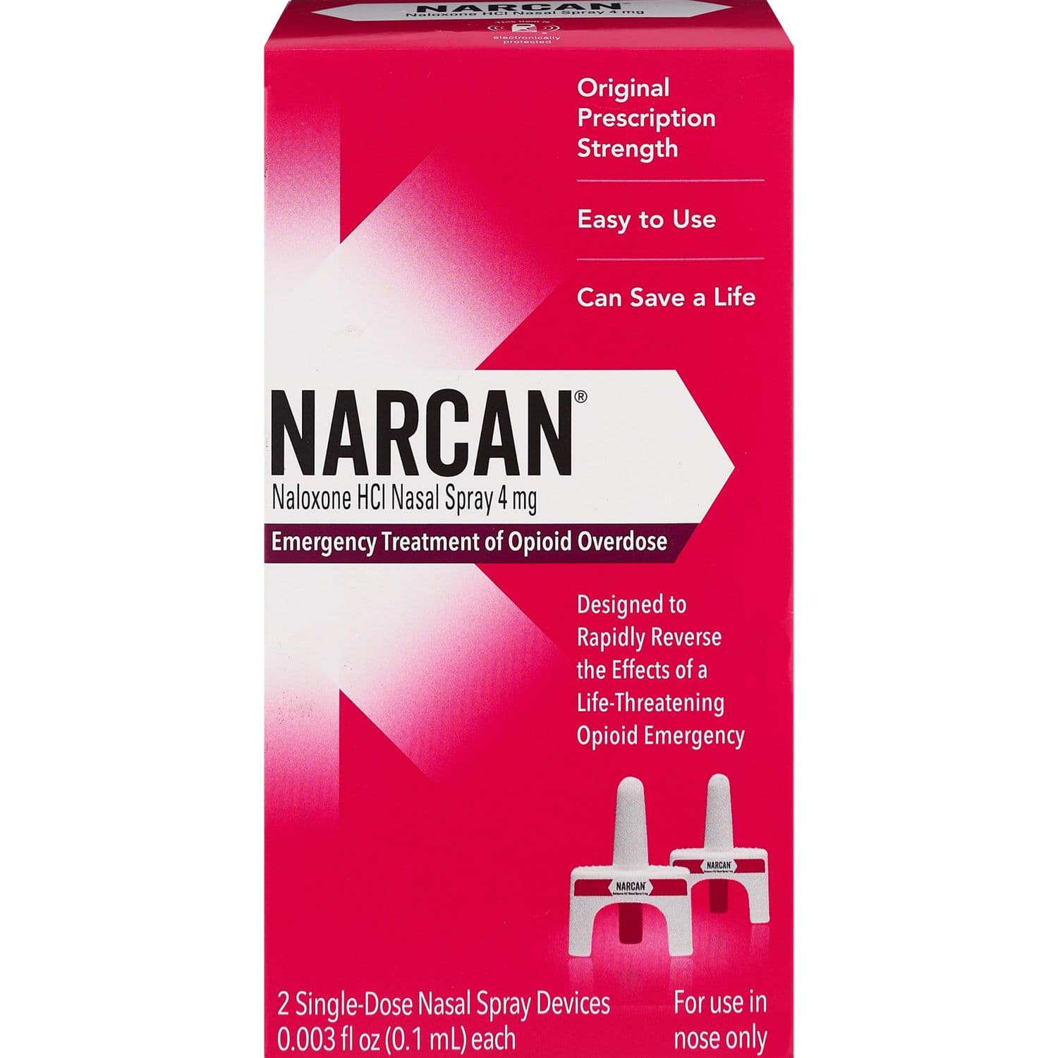 Picture of Narcan Naloxone Hci Nasal Spray, 2 CT