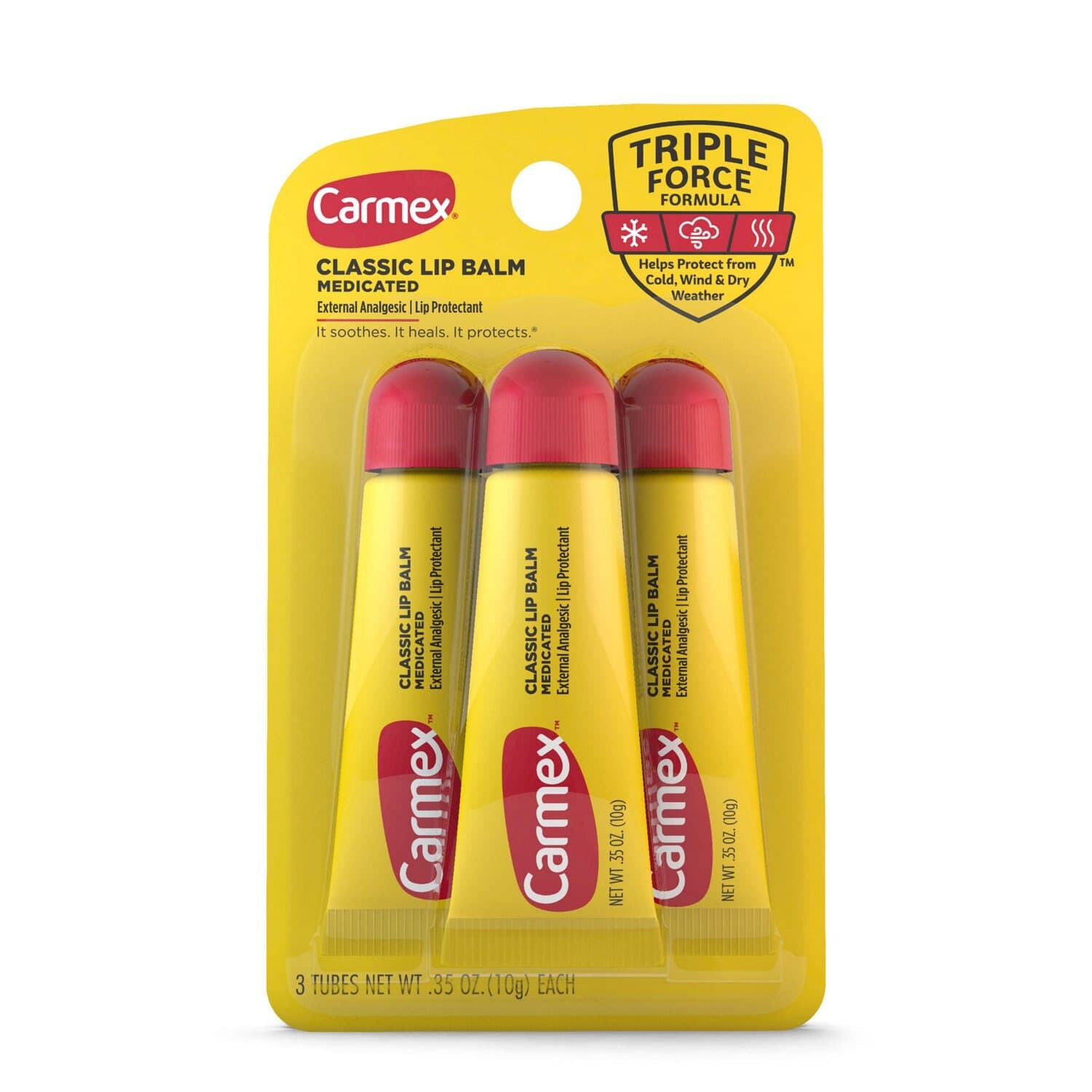 Picture of Carmex Classic Lip Balm 3 Pack, 1.05 OZ