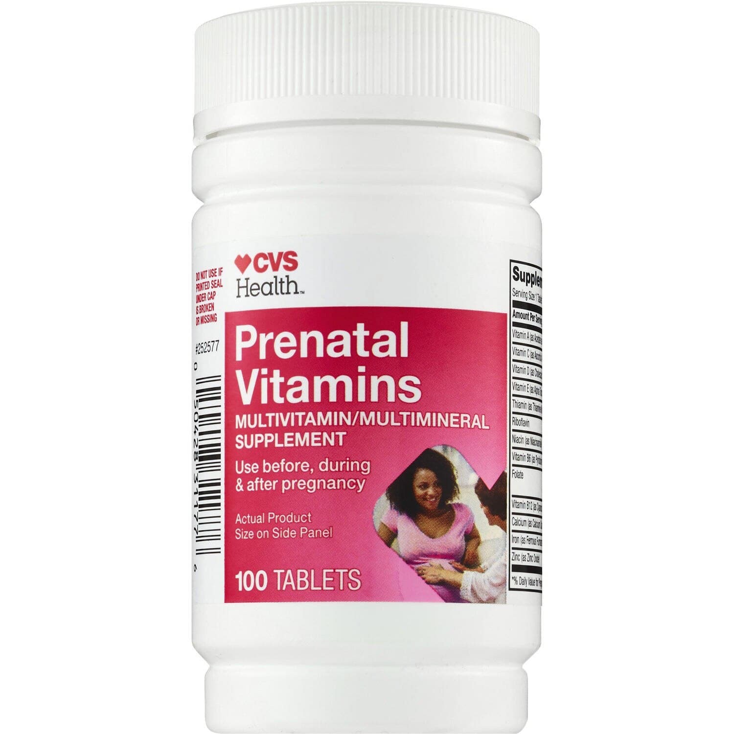 Picture of Prenatal Vitamin Tablets, 100 CT