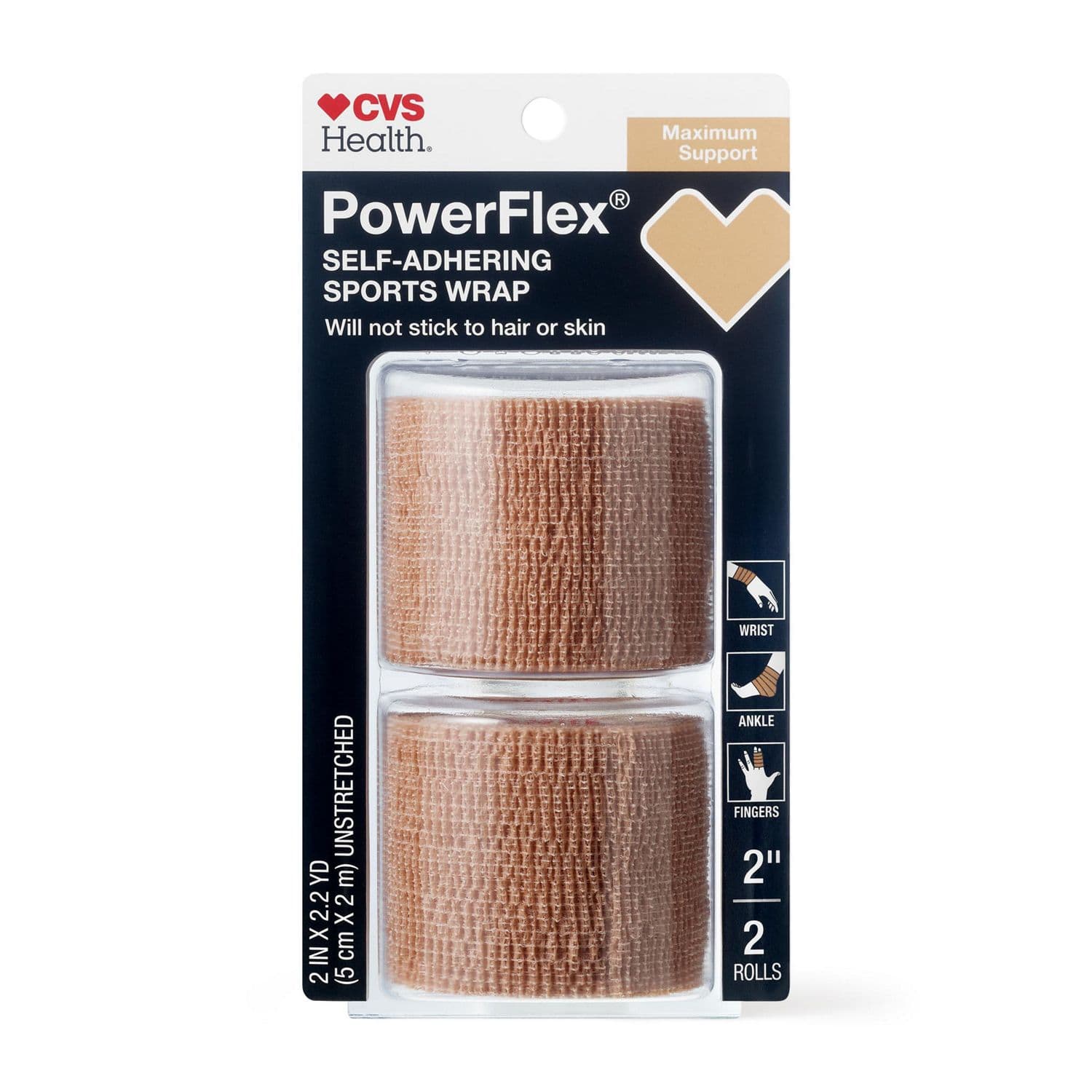 Picture of Power Flex Self-Adhering Sports Wrap 2" Tan, 2 CT