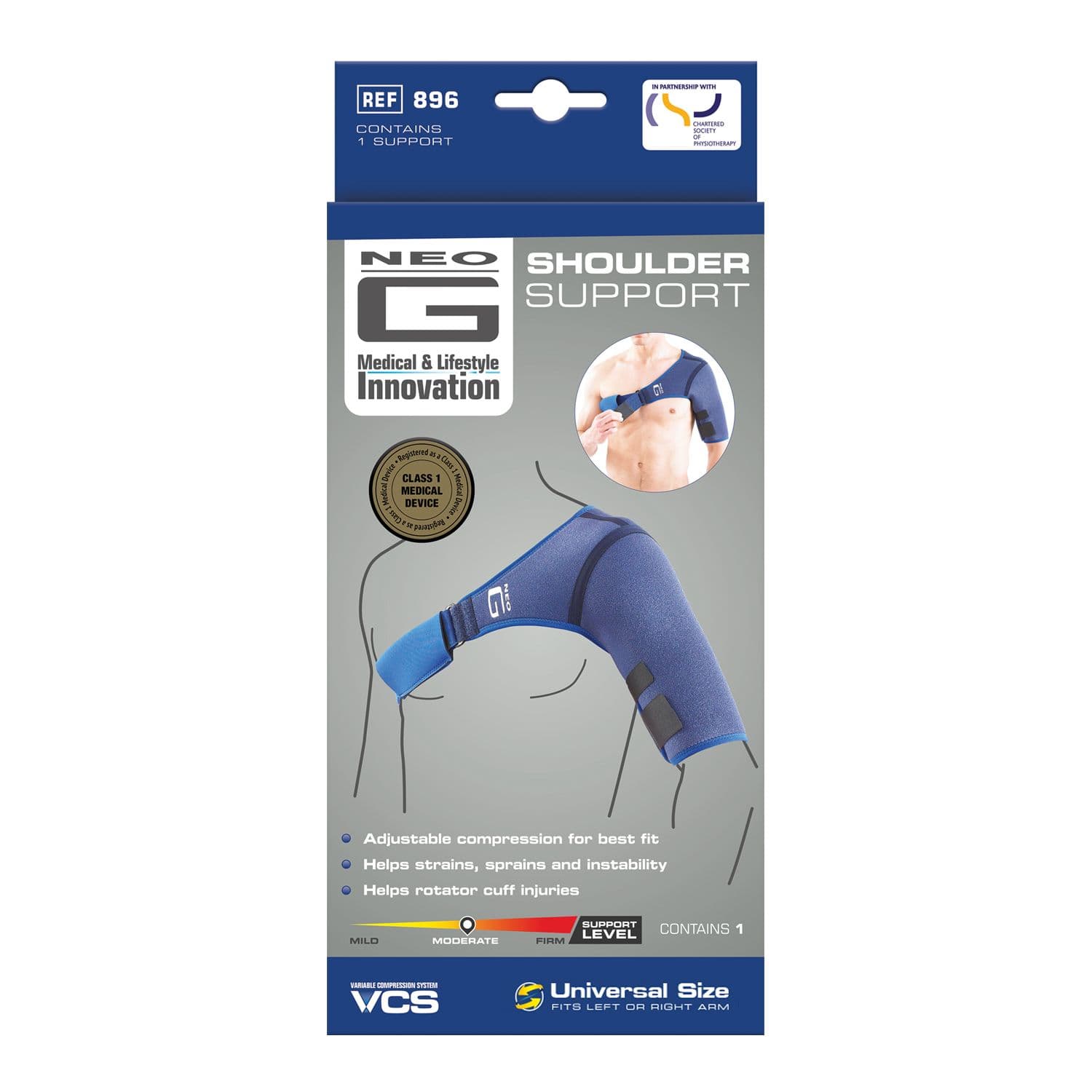 Picture of Neo g Shoulder Support One Size, 1 CT