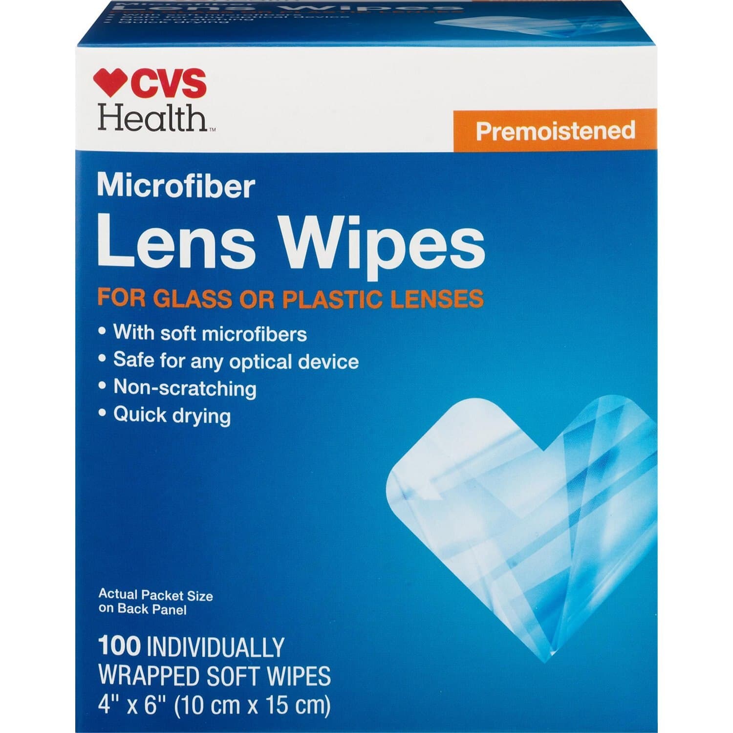 Picture of Lens Cleansing Wipes, 100 CT