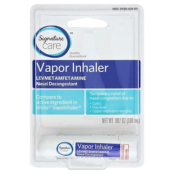 Picture of Nasal Decongestant Inhaler - Levmetamfetamine, 50 mg, 0.007 oz