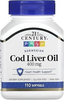 Picture of Cod Liver Oil, 400 mg, 110 ct
