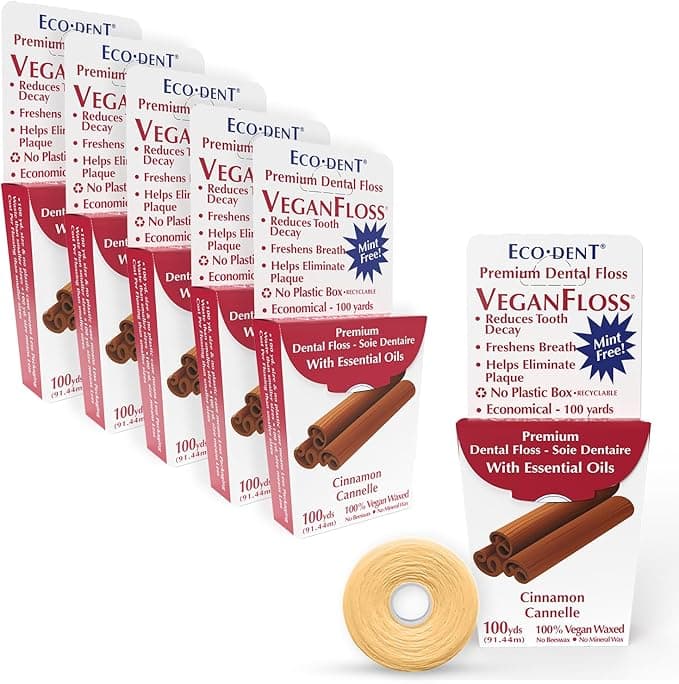 Picture of Waxed Dental Floss, Cinnamon, 100 yd