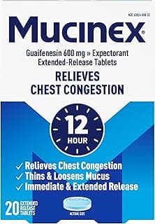 Picture of Mucinex, 600 mg, 20 ct