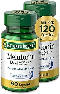 Picture of Natures Bounty Melatonin Capsule, 10 mg, 60 ct