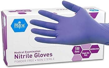Picture of Nitrile Gloves (Medium), 100 ct
