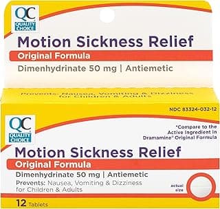Picture of Dimenhydrinate (Motion Sickness Tablets), 50 mg, 12 ct