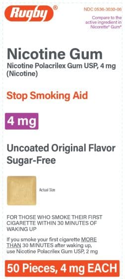 Picture of Nicotine Gum, 4 mg, 50 ct