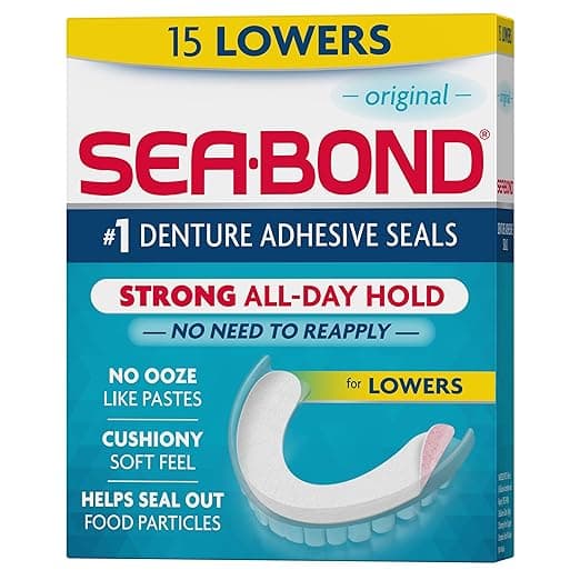 Picture of Sea-Bond Denture Adhesive Wafers, Uppers, 15 ct