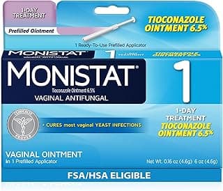 Picture of Tioconazole (Vaginal Antifungal 1-Day Cream with Applicator), 6.50%