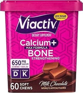Picture of Calcium Chew, Chocolate, 500 mg / 1,000 IU, 60 ct