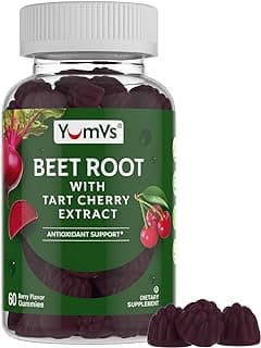 Picture of Beet Root and Cherry Extract Gummy, 80 mg, 60 ct