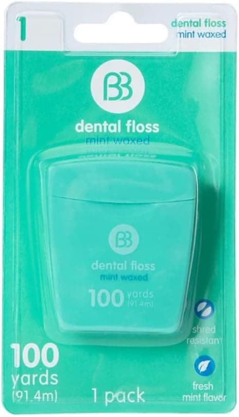 Picture of Waxed Dental Floss, Mint, 100 yd