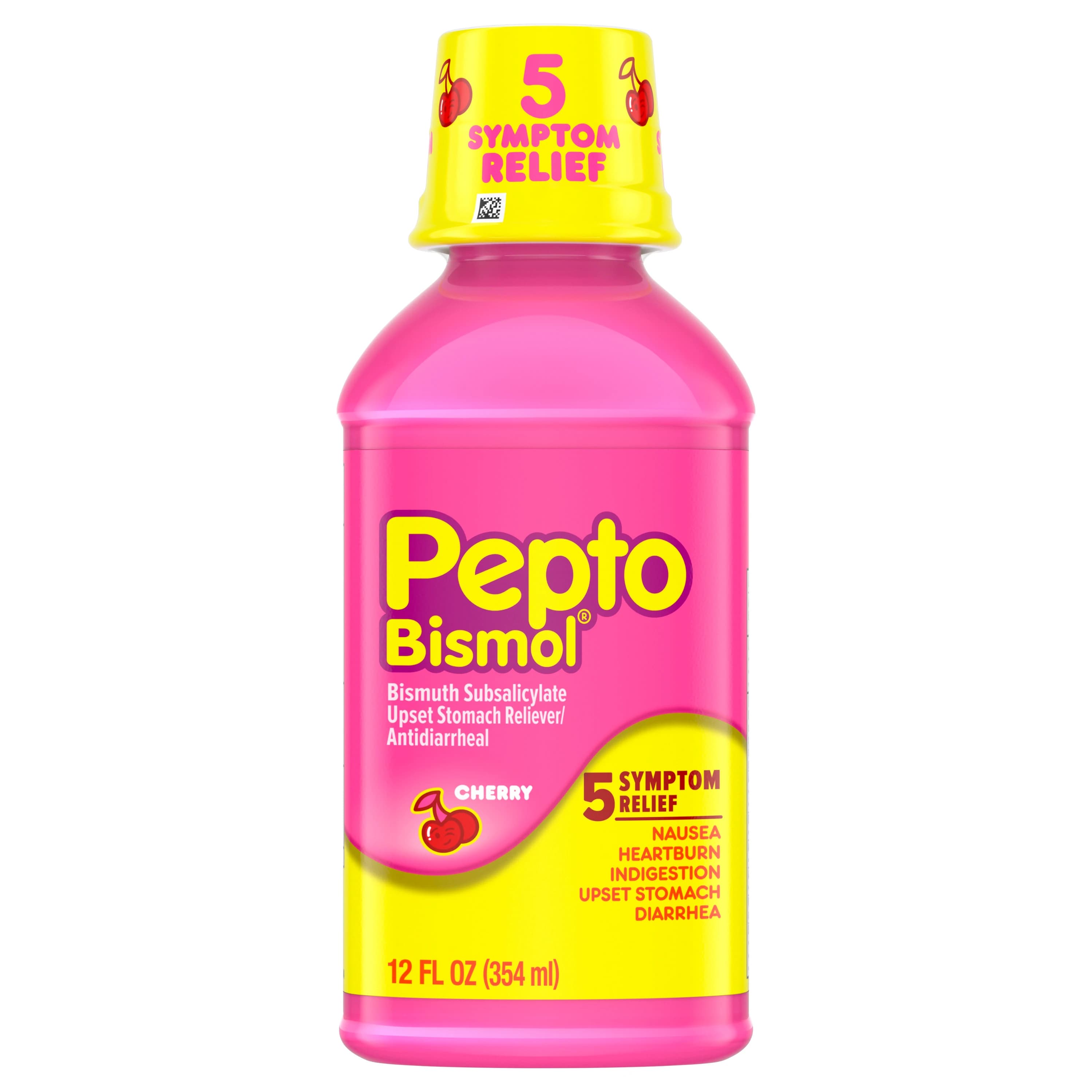 Picture of Pepto-Bismol Cherry, 525 mg / 30 ml, 12 oz