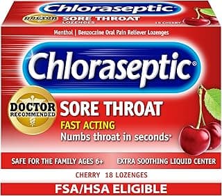 Picture of Sore Throat Lozenges, Cherry, 18 ct