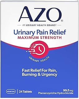 Picture of AZO Urinary Pain Relief, 99.5 mg, 24 ct