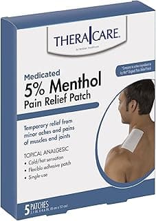 Picture of Cold/Hot Menthol Medicated Patch, 5%, 5 ct