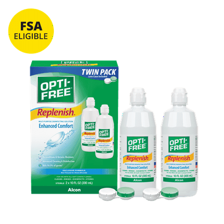Picture of OPTI-FREE Replenish Multipurpose Contact Lens Disinfecting Liquid Solution, Two 10oz Per Pack