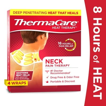 Picture of ThermaCare Shoulder, Writst, Neck, & Back Pain Relief Heat Wraps, 4 Ct